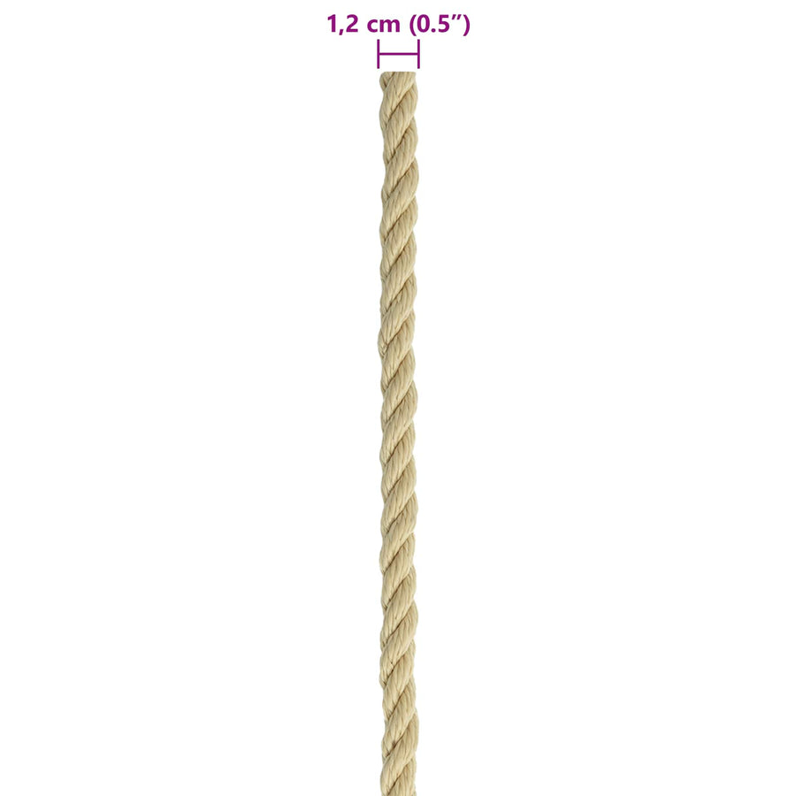 Boottouw 50 m 1.2 Naturel PP