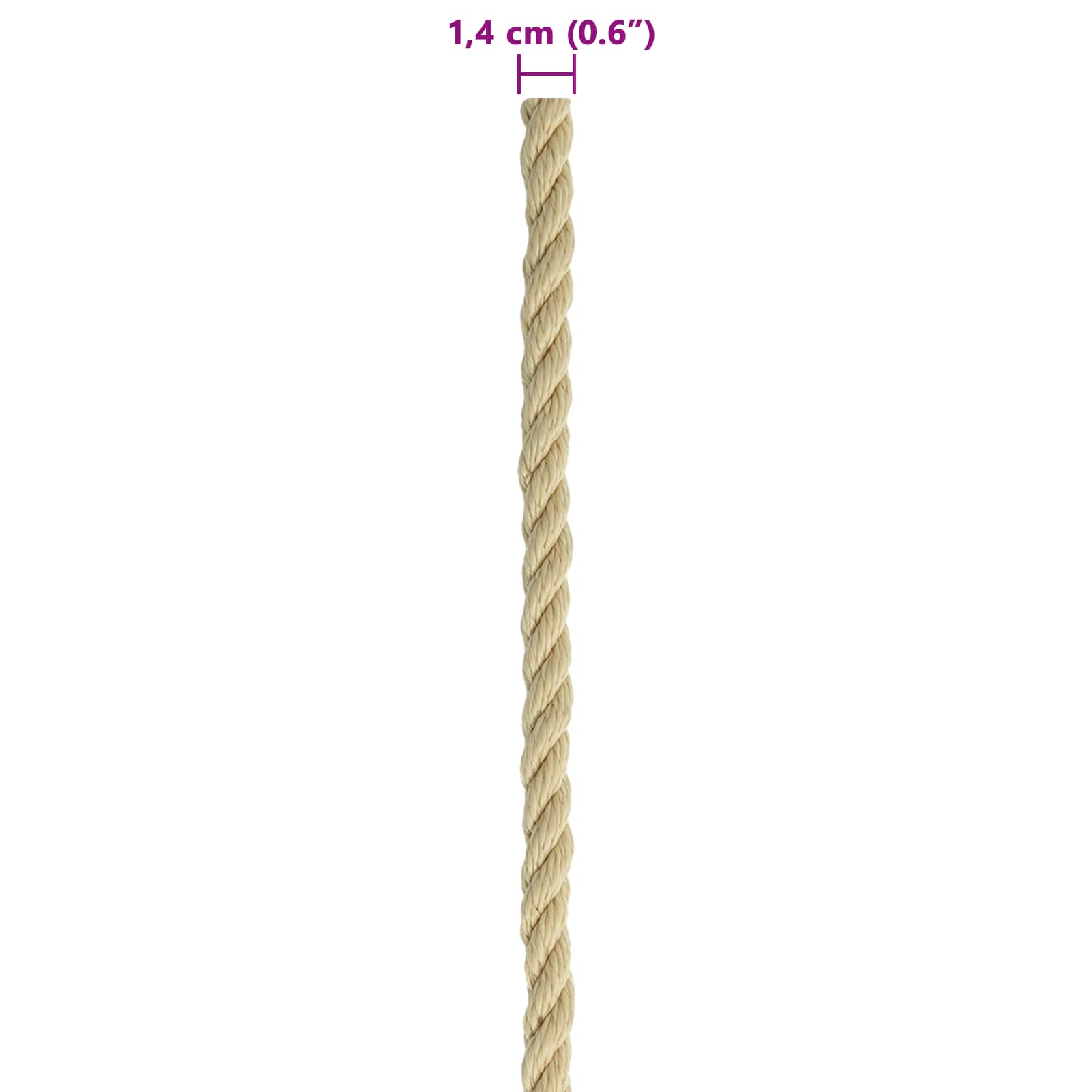 Boottouw 25 m 1.4 Naturel PP