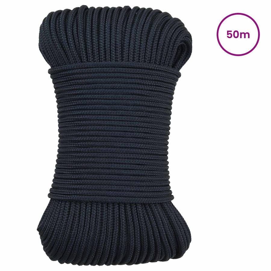 Boottouw Koninklijk Blauw 50 m Polyester