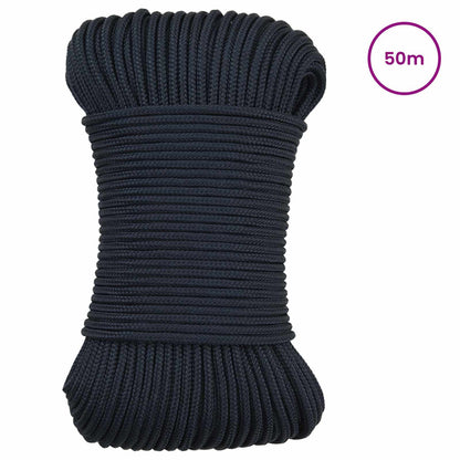 Boottouw Koninklijk Blauw 50 m Polyester