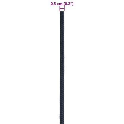 Boottouw 0.5 mm 25 m Koninklijk Blauw Polyester