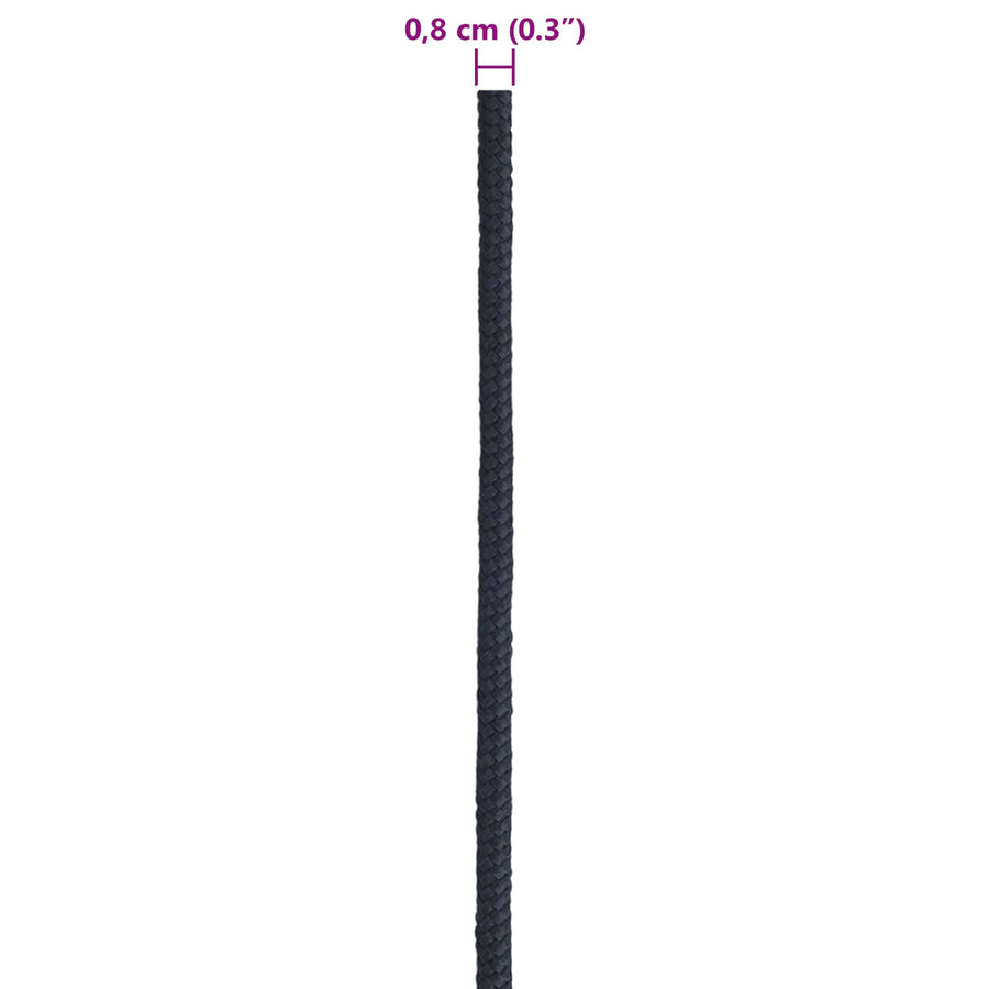 Boottouw 0.8 mm 25 m Koninklijk Blauw Polyester