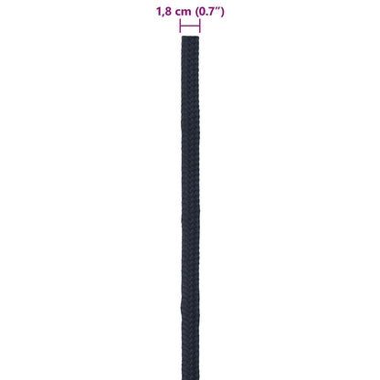 Boottouw Koninklijk Blauw 50 m Polyester