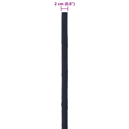 Boottouw Koninklijk Blauw 25 m Polyester