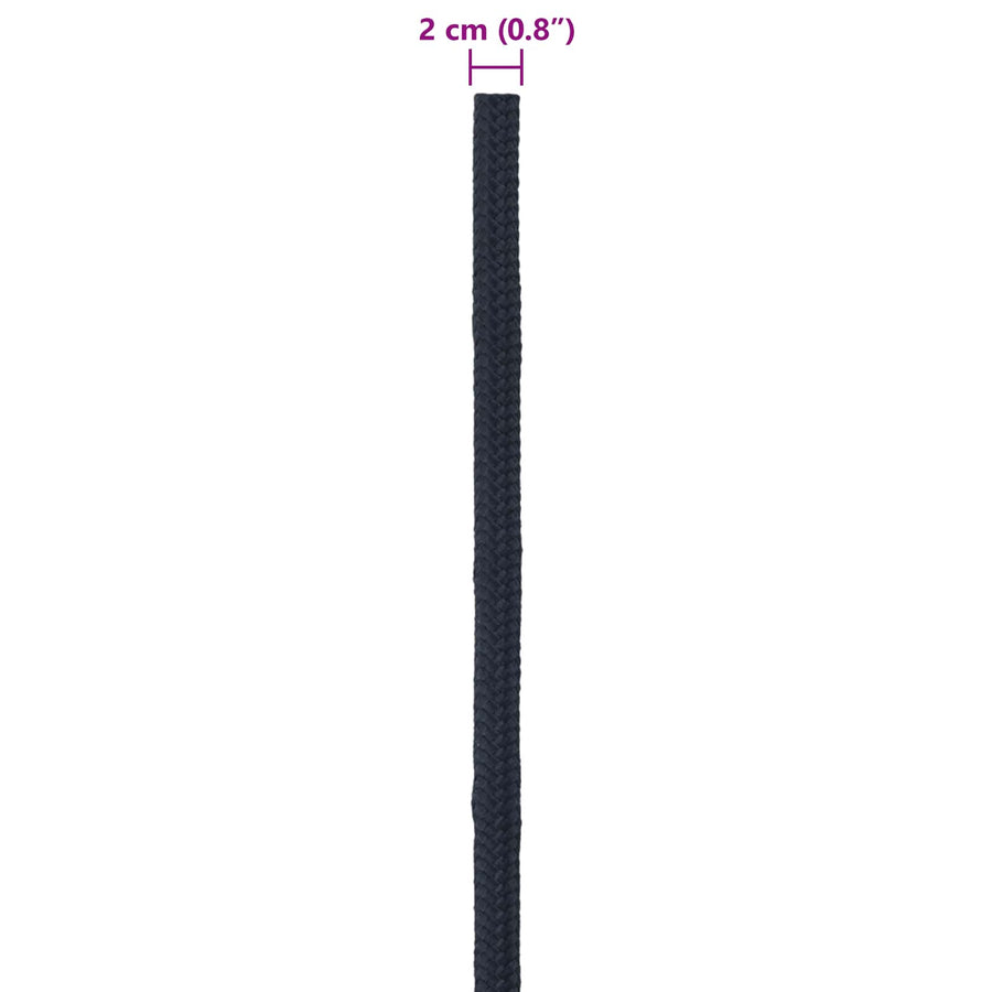 Boottouw Koninklijk Blauw 25 m Polyester