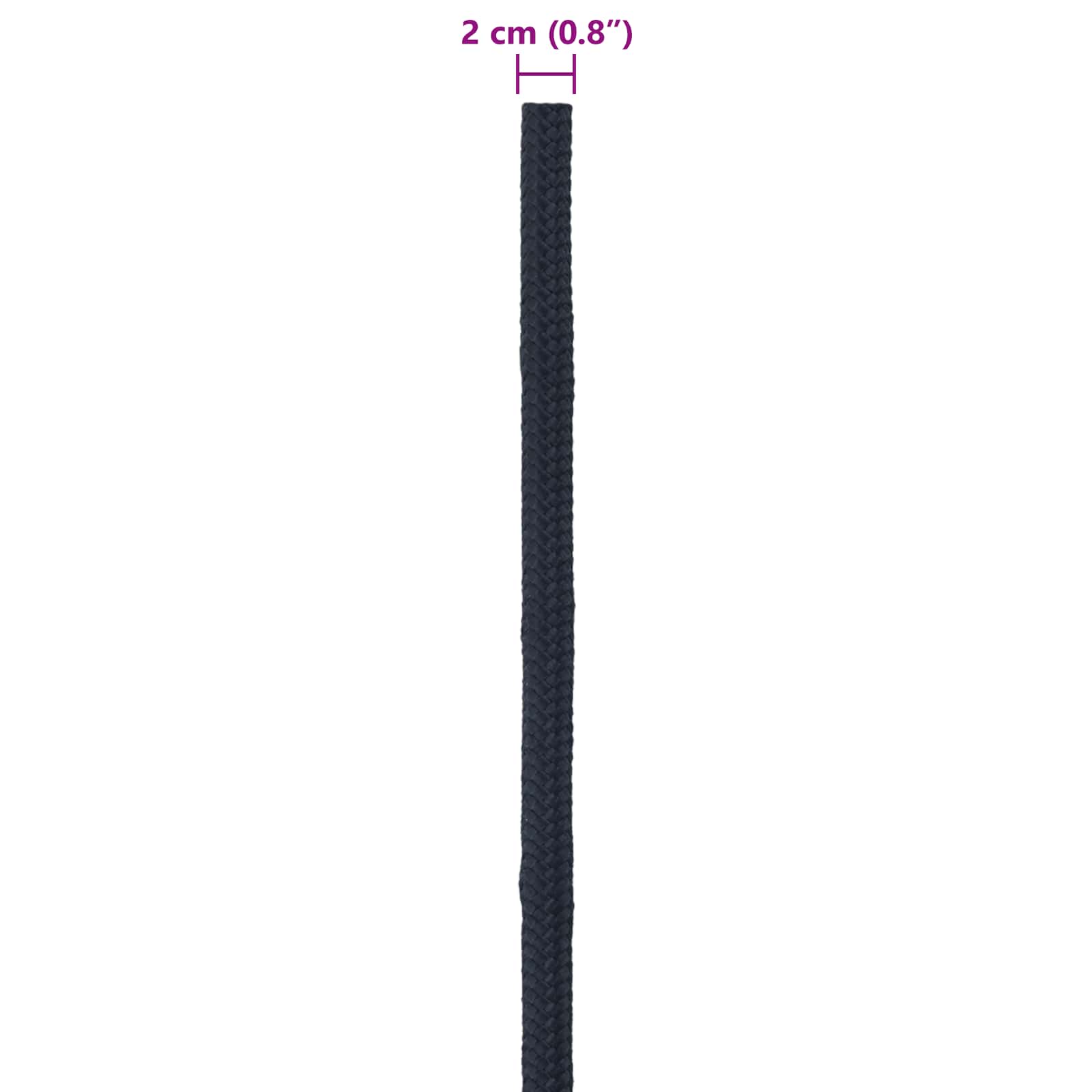 Boottouw Koninklijk Blauw 50 m Polyester