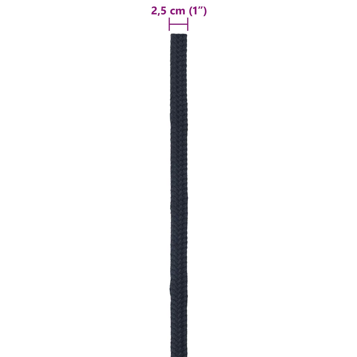 Boottouw Koninklijk Blauw 25 m Polyester