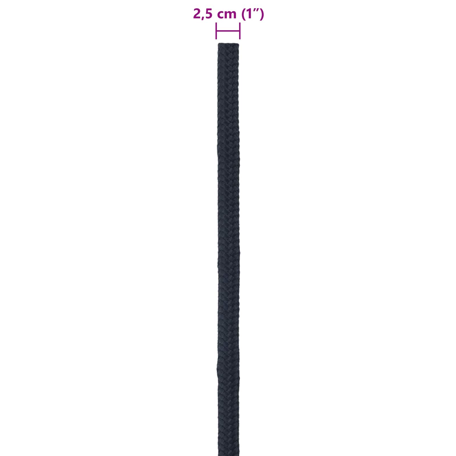 Boottouw Koninklijk Blauw 50 m Polyester