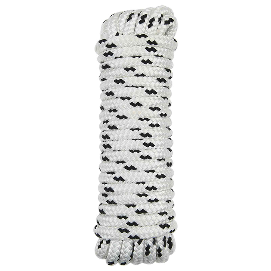 Boottouw 6 m 1.6 Wit en zwart Polyester
