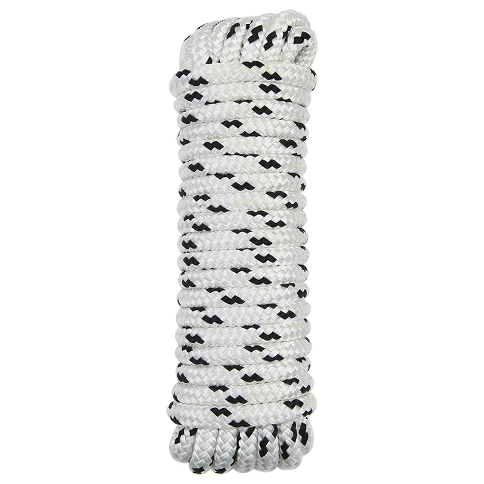 Boottouw 12 m 2 Wit en zwart Polyester