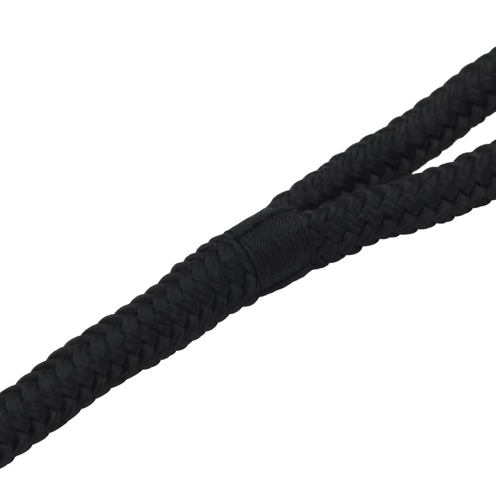 Boottouw 9 m 1 Zwart Polyester