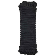 Boottouw 12 m 1 cm zwart polyester
