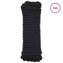 Boottouw 15 m 1.4 Zwart Polyester