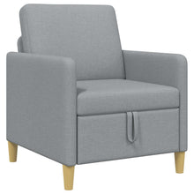 Bank met opslag Lichtgrijs 72 x 78 x 87 cm Polyester