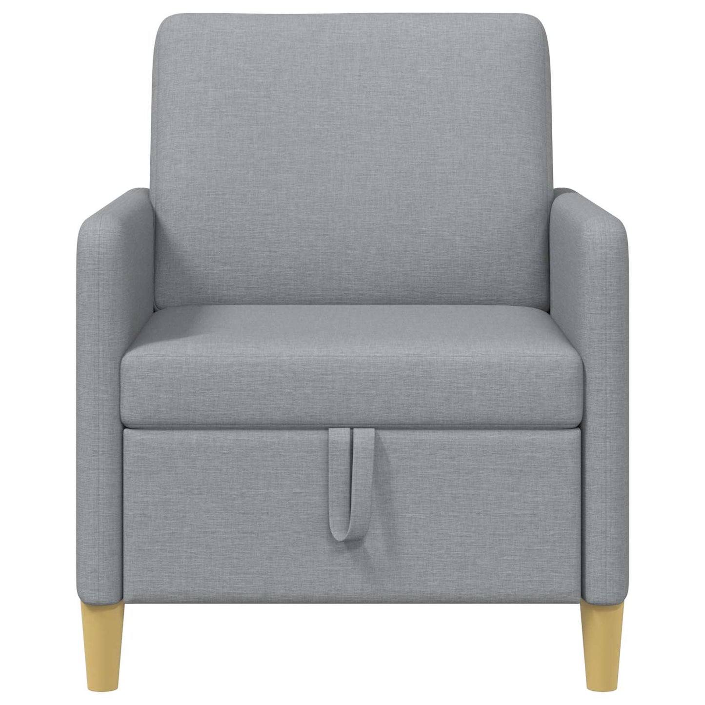 Bank met opslag Lichtgrijs 72 x 78 x 87 cm Polyester