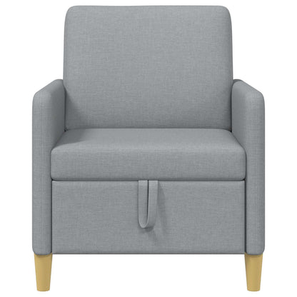 Bank met opslag Lichtgrijs 72 x 78 x 87 cm Polyester