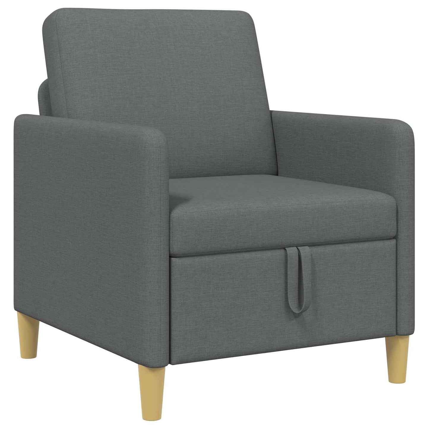 Bank met opslag Donkergrijs 72 x 78 x 87 cm Polyester