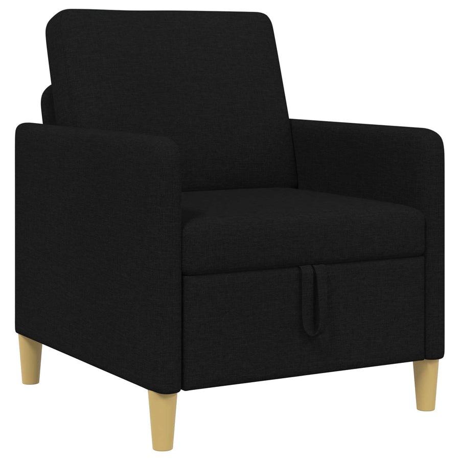 Bank met opslag Zwart 72 x 78 x 87 cm Polyester