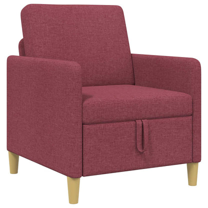 Bank met opslag Wijnrood 72 x 78 x 87 cm Polyester