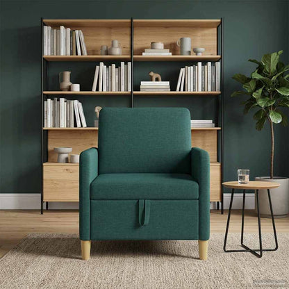 Bank met opslag Donkergroen 72 x 78 x 87 cm Polyester