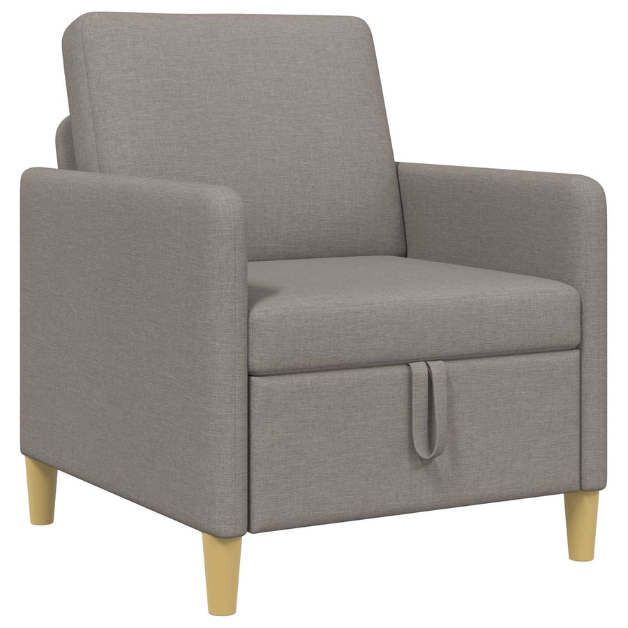 Bank met opslag Taupe 72 x 78 x 87 cm Polyester
