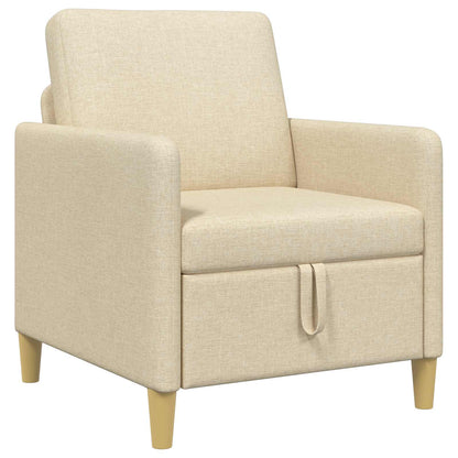 Bank met opslag Crèmekleurig 72 x 78 x 87 cm Polyester