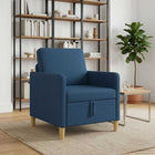 Storage Bench Blue 72 x 78 x 87 cm Polyester