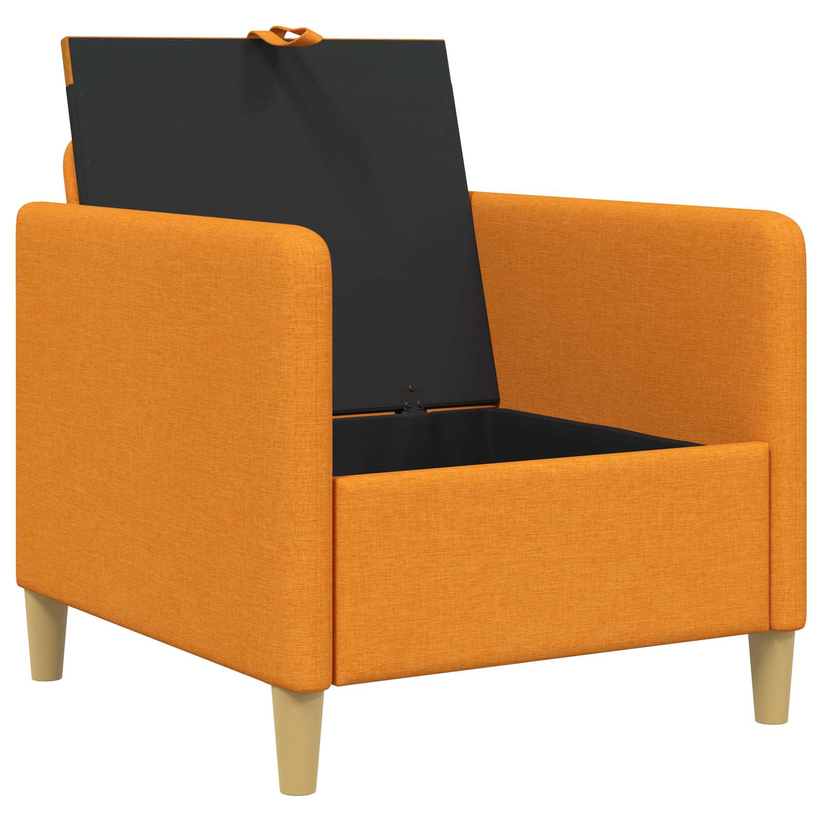 Bank met opslag Donkergeel 72 x 78 x 87 cm Polyester
