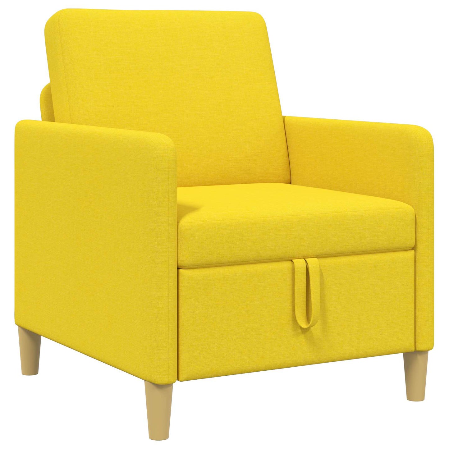Bank met opslag Lichtgeel 72 x 78 x 87 cm Polyester