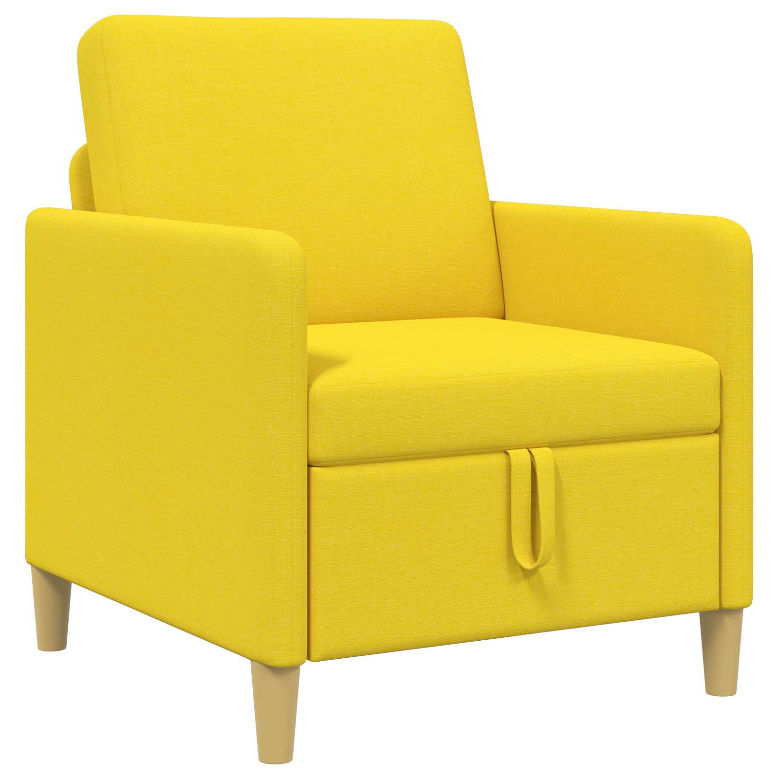 Bank met opslag Lichtgeel 72 x 78 x 87 cm Polyester