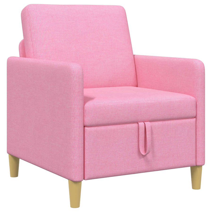 Bank met opslag Roze 72 x 78 x 87 cm Polyester