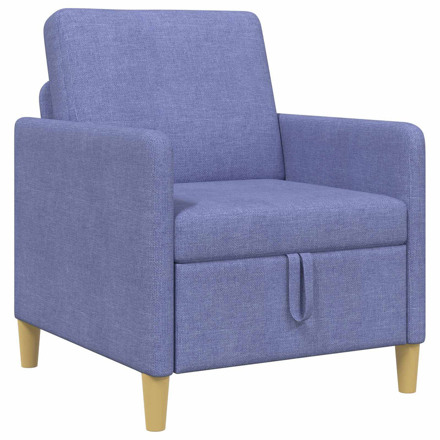 Bank met opslag Jeans Blauw 72 x 78 x 87 cm Polyester