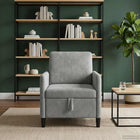 Storage Bench Light Grey 72 x 78 x 87 cm Polyester
