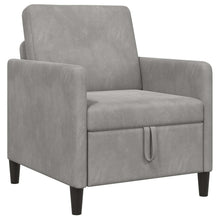 Bank met opslag Lichtgrijs 72 x 78 x 87 cm Polyester