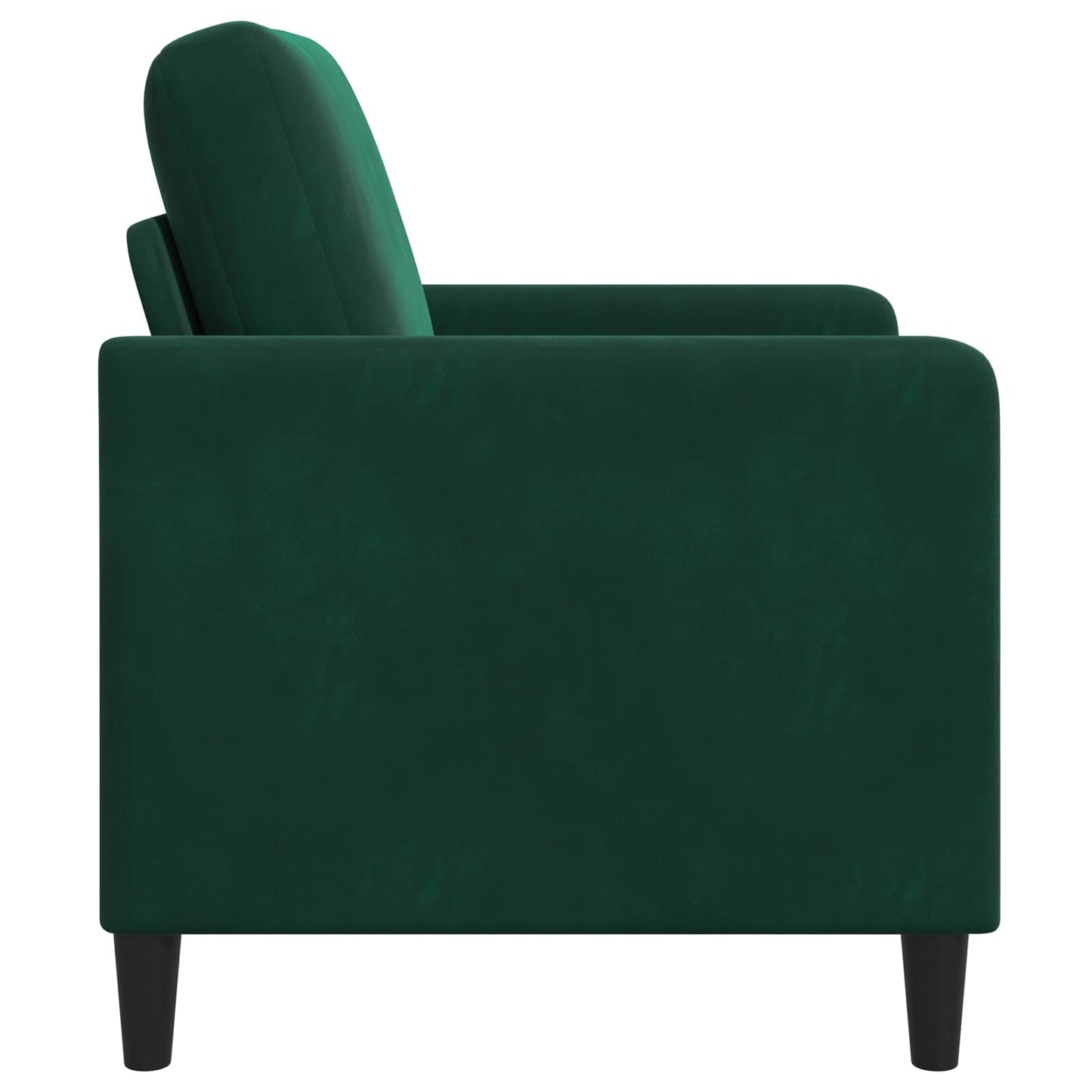 Bank met opslag Donkergroen 72 x 78 x 87 cm Polyester
