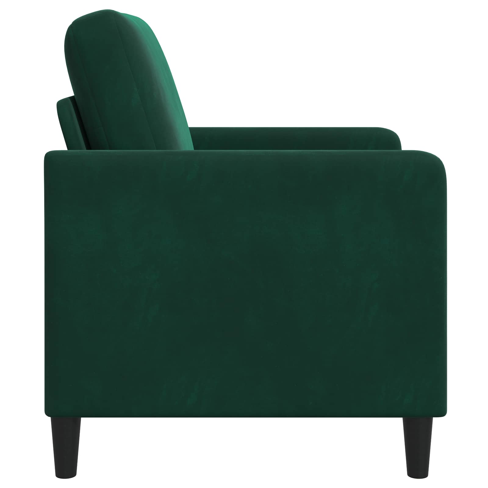 Bank met opslag Donkergroen 72 x 78 x 87 cm Polyester