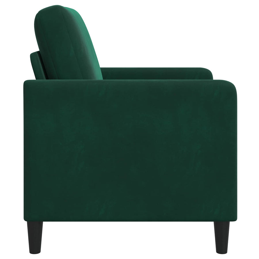 Bank met opslag Donkergroen 72 x 78 x 87 cm Polyester