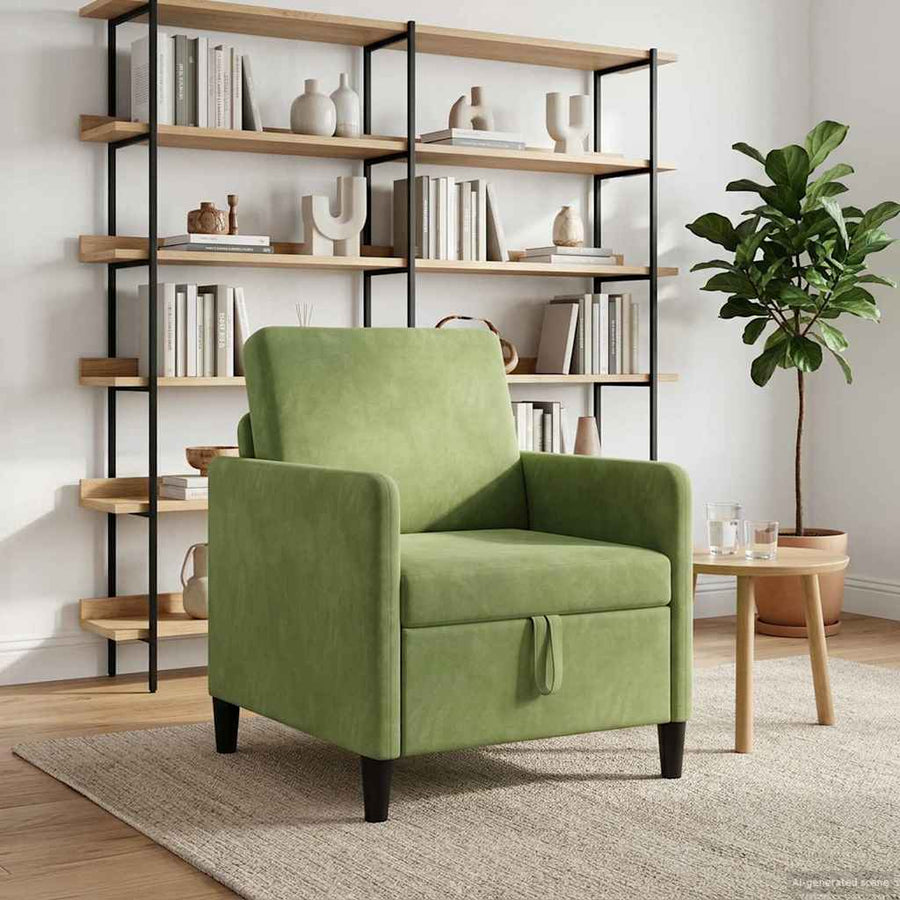 Bank met opslag Lichtgroen 72 x 78 x 87 cm Polyester