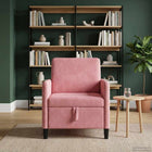Bank met opbergruimte roze 72x78x87 cm polyester