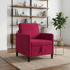Storage Bench Wine Red 72 x 78 x 87 cm Polyester