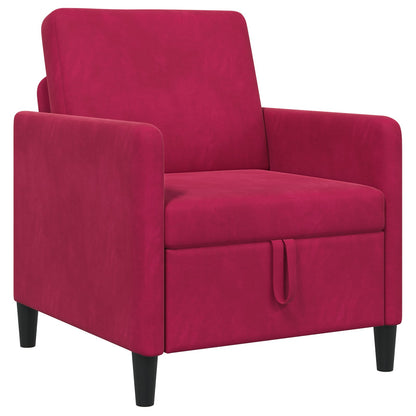 Bank met opslag Wijnrood 72 x 78 x 87 cm Polyester
