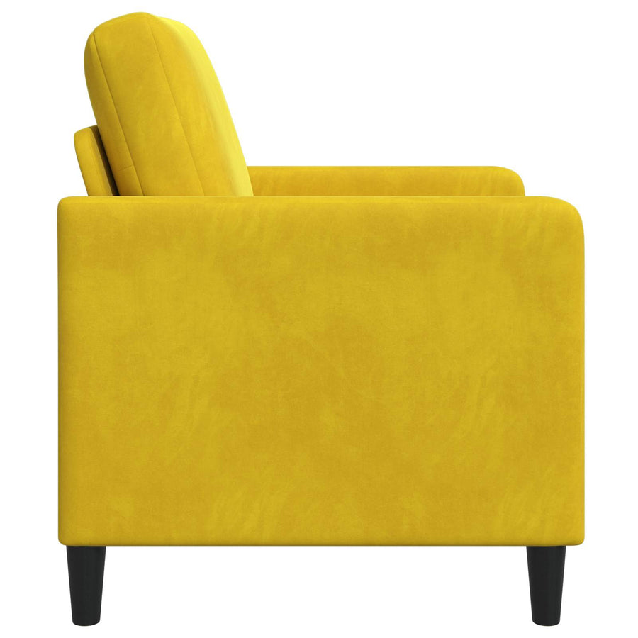Bank met opslag Geel 72 x 78 x 87 cm Polyester