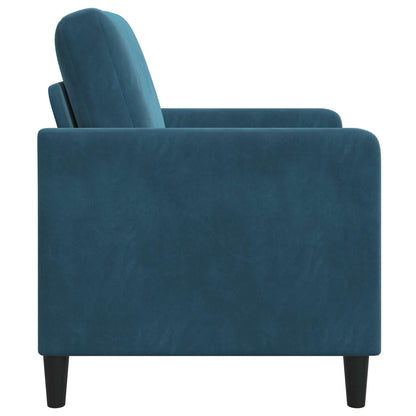 Bank met opslag Blauw 72 x 78 x 87 cm Polyester