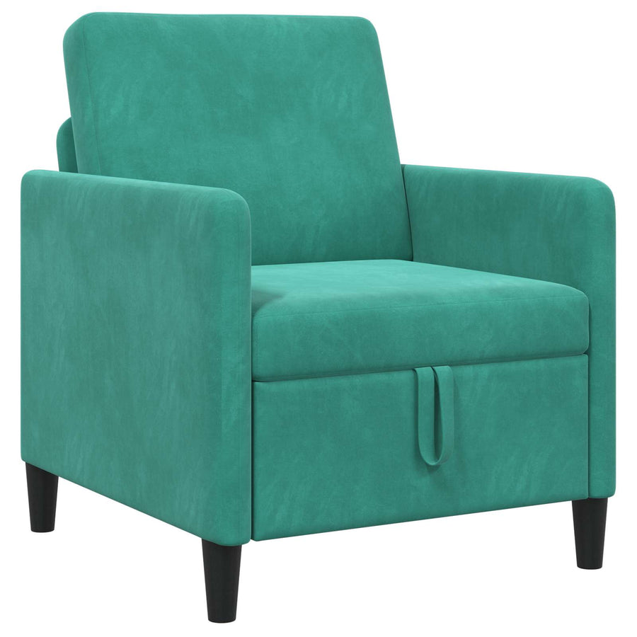 Bank met opslag Turquoise 72 x 78 x 87 cm Polyester