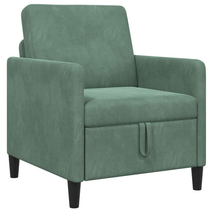 Bank met opslag Zeegroen 72 x 78 x 87 cm Polyester