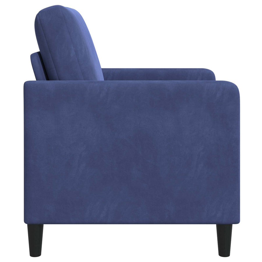 Bank met opslag Politieblauw 72 x 78 x 87 cm Polyester