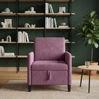 Bench with storage Purple 72 x 78 x 87 cm Polyester