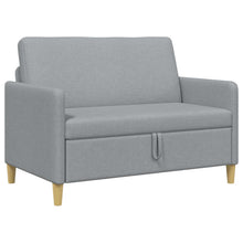 Bank met opslag Lichtgrijs 122 x 78 x 87 cm Polyester