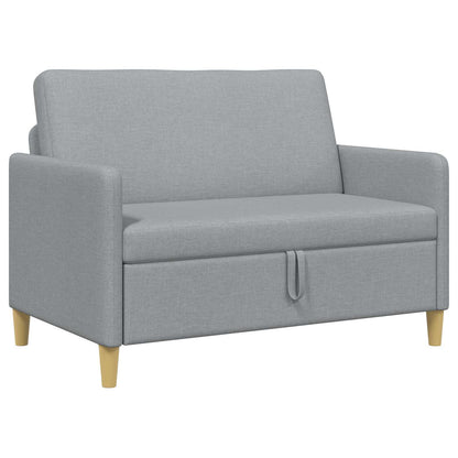 Bank met opslag Lichtgrijs 122 x 78 x 87 cm Polyester