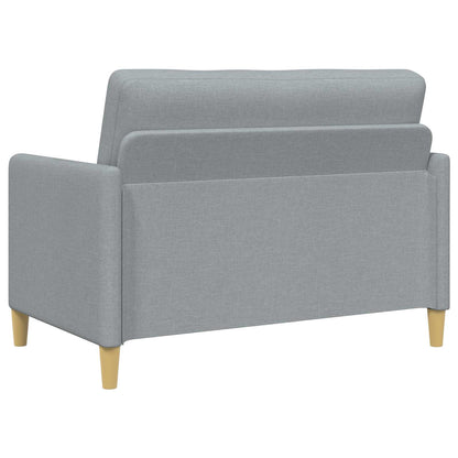 Bank met opslag Lichtgrijs 122 x 78 x 87 cm Polyester
